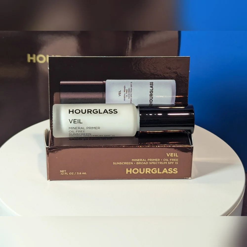 Hourglass Cosmetics Mini Giftset Veil Setting Powder + Mineral Primer & Masc NIB - Picture 4 of 11